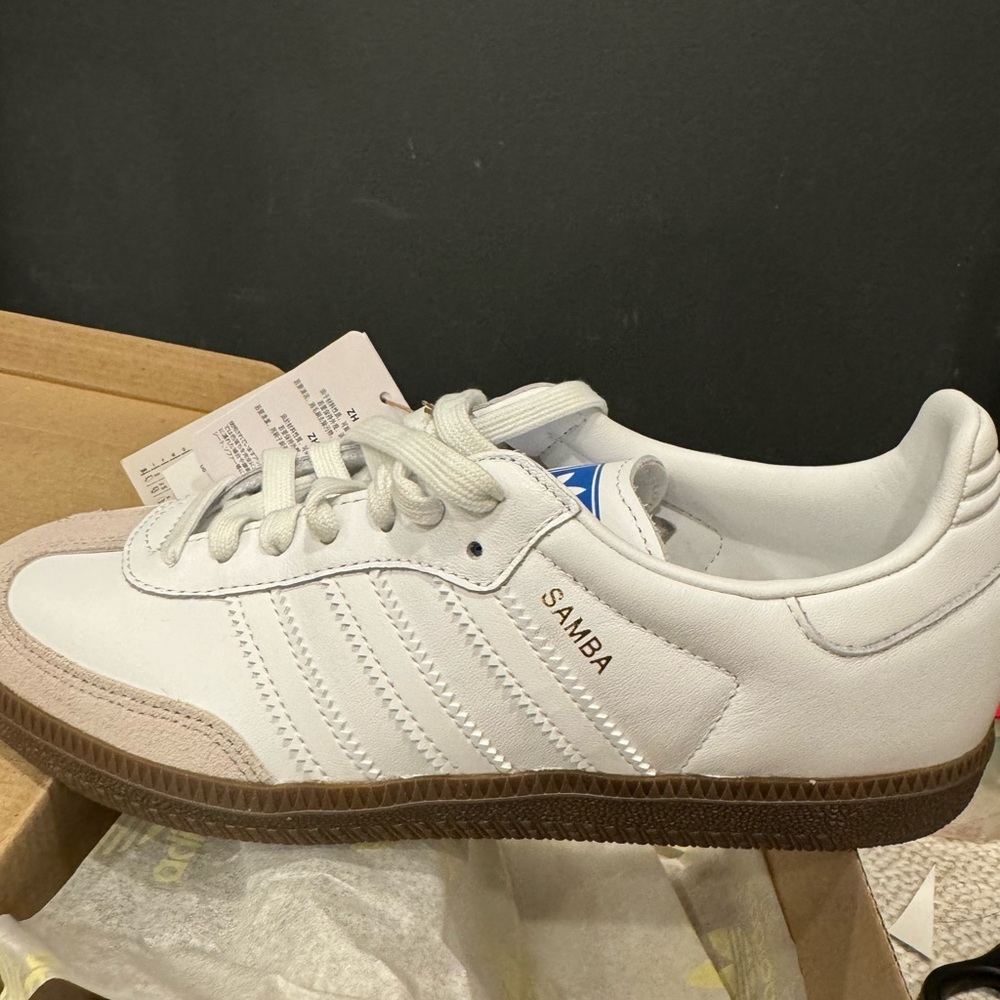 Adidas OG Sambas unisex white leather